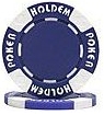 Blue Poker Chip