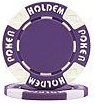 Purple Poker Chip